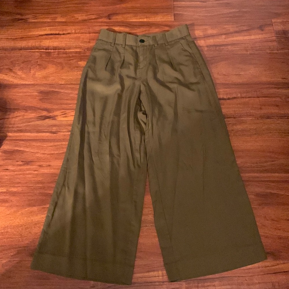 Olive green pants